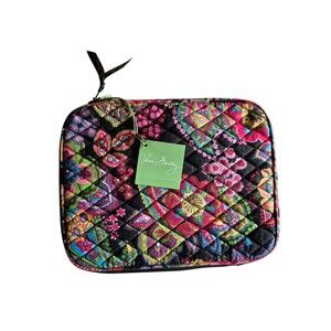 Vera Bradley VTG Symphony in Hue Tablet Sleeve iPad Cover 12" Tablet  Cosmetics
